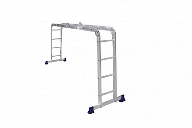 Лестница-трансформер алюм. шарнирная многоцелевая TL (4х4 ступ. 122/466см, 12.2кг) АЛЮМЕТ