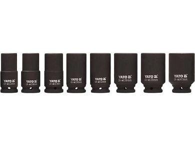 Набор головок ударн. 3/4" 22-41мм 6гр. 8пр. (YT-1155) YATO