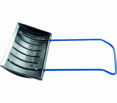 Движок снеговой пластиковый, 780*420*1140мм, стальная рукоятка (61594) СИБРТЕХ