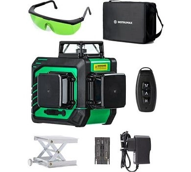 Нивелир лазерный INSTRUMAX GREENLINER 3-360 Set