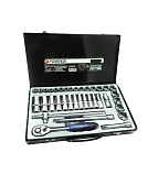 Набор инструментов 36пр. 1/2" (6гр.)(8-32мм, Cr-V), в металлическом кейсе(F-4362M) Forsage