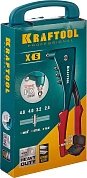 Заклепочник 2.4-4.8мм, усиленный, с заклепками "X-5F" (31173-H6_z01) KRAFTOOL