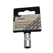 Головка торцевая 1/4" 6гр. 8мм L25мм CrV на держателе (HD-1407P) H-D