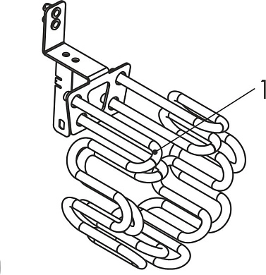 Нагревательное сопротивление   3000W-230v (E50784-10) OKLIMA