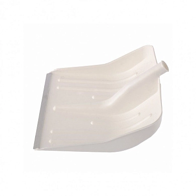 Лопата снеговая пластиковая, белая, 420*425мм, без черенка (61615) СИБРТЕХ