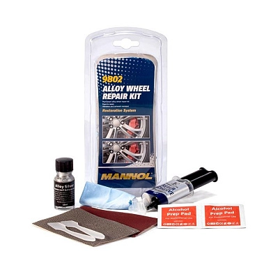Набор для ремонта колесных дисков MANNOL 9802 Alloy Wheel Repair Kit, MANNOL