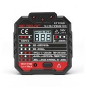 Тестер розеток и УЗО KT 106D серия PROLINE (79136) КВТ