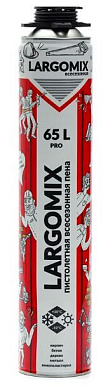 Пена монтажная проф. -10/+30 65L 850мл PRO LARGOMIX