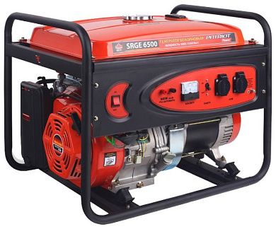 Генератор бензиновый SRGE6500 (5,5 кВт 220В 25л розетка 3х220/12В) PATRIOT / OPTIMA