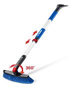 Щетка телескопич. 860-1210 мм, с поворот. головой от снега (61062) ЗУБР