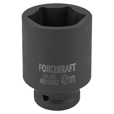 Головка ударн. 3/4" 42мм 6гр. глубокая (FK-46510042) FORCEKRAFT