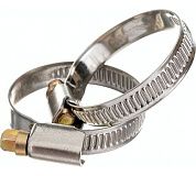 Хомут червячный оцинк. 25-40 мм, накатная лента 9мм, 50шт. (RF-25-40) RockFORCE