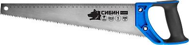 Ножовка по дереву (пила) 400 мм, шаг 5 TPI (4,5 мм), (15055-40) СИБИН