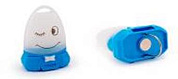 Фонарь ЯРКИЙ ЛУЧ LT-5 "Хитрюля" голубой мини-кемпинг, белый LED 3 реж. +RGB, крюк/магнит, на 3xAAA