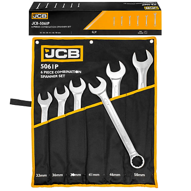Набор ключей комбинированных 6пр. (JCB-5061P) JCB