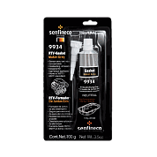 Автогерметик силиконовый серый, 100г (9934) SENFINECO
