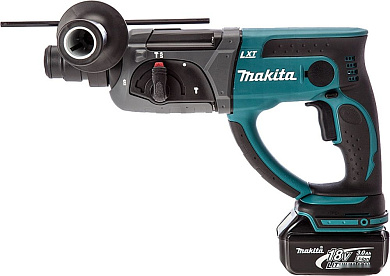 Перфоратор аккум. DHR 202 RF (SDS-plus, 18.0 В, 1 акк. х 3.0 А/ч , 1.9 Дж, чем.) MAKITA