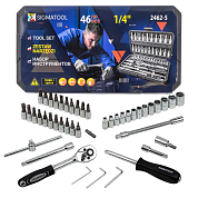 Набор инструмента 46пр. 1/4'' (6гр.)(4-14мм)(Sigmatool-2462-5) SIGMATOOL