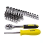 Набор головок с трещоткой и удлинителями 1/4" 4-14мм, 46пр. (WMC-2462-5 EURO) WMC TOOLS фото7