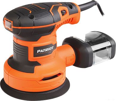 Эксцентриковая шлифмашина OS 122 (300Вт, 125мм/8отв., рег.обор., плавн.пуск, кор.) PATRIOT / OPTIMA