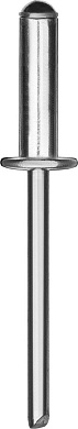 Заклепка вытяжная алюминий/сталь Ø 3.2x6 мм, 1000шт. (311701-32-06) KRAFTOOL