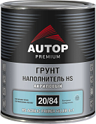 Грунт наполнитель 2К HS акриловый 4+1 - черный - Банка, 1л Premium 20/84 (ATP-PR20/84-1/P2) AUTOP
