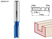 Фреза пазовая прямая, D= 8мм, рабочая длина-19мм, хв.-8 мм (28753-8-19) ЗУБР