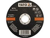 Круг отрезной 125х2.5х22.23 мм для металла (YT-5924) YATO