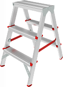 Лестница-стремянка алюм. двухсторон. проф. NV3120 (2х3 ступ. 66см, 3.6кг) Новая высота