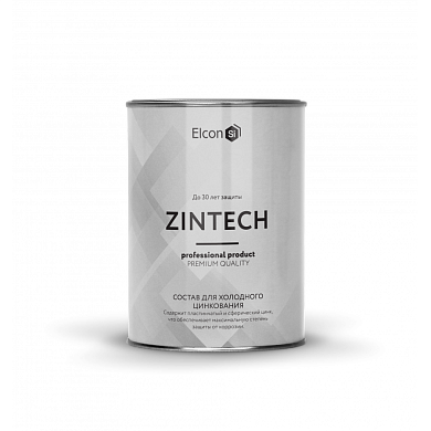Грунт-эмаль цинконаполненная Elcon Zintech, 1.0 кг