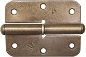 Петля накладная стальная "ПН-85", цвет бронзовый металлик, левая, 85мм (37645-85L)