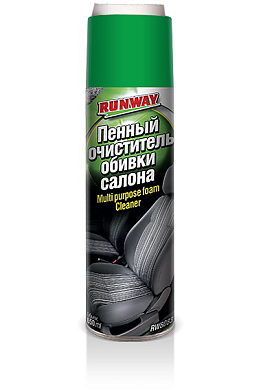 Очиститель обивки салона пенный 650 мл. аэрозоль (RW6083) RUNWAY