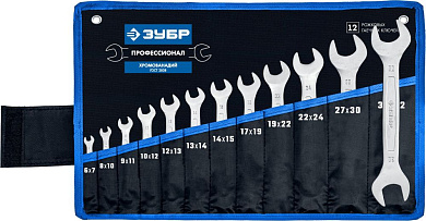 Набор ключей рожковых 6-32мм, 12пр., Cr-V (27010-H12_z01) ЗУБР