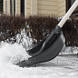 Лопата снеговая пластиковая, 360*405*1550мм, деревянный черенок в/с (61566) СИБРТЕХ фото11