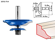 Фреза фигирейная двухсторонняя, D= 79,4мм, рабочая длина-25,4мм, хв.-12мм, d-16мм (28763-79.4) ЗУБР
