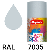 Краска аэрозольная  светло-серая акриловая (265г) RAL 7035 MAGICLINE