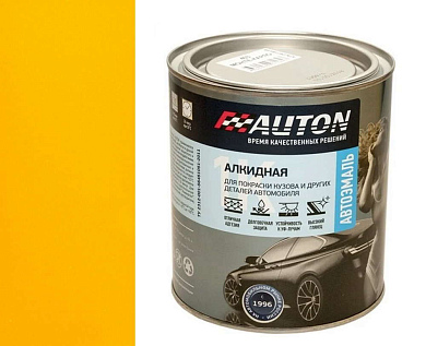 Автоэмаль алкидная - 1035 Желтая Банка 0,8 л (ATN-P07214-08) AUTON