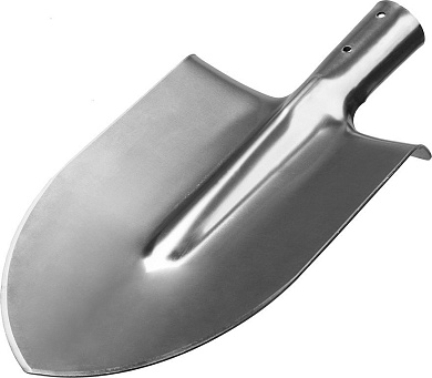 Лопата штыковая из нержавеющей стали, без черенка "Мастер-НС" (39440) ЗУБР