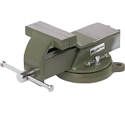 Тиски слесарные, стальные, 100 мм, поворотные (18618) Сибртех