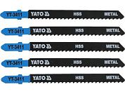 Пилка лобзиковая по металлу и Al 75x100x1.0мм 8TPI , 5шт. (YT-3411) YATO