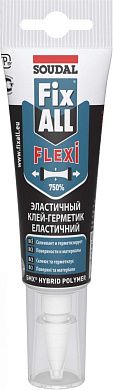 Клей герметик гибридный Fix All Flexi 125 мл белый (134136) SOUDAL
