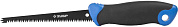 Выкружная мини-ножовка для гипсокартона. ЗУБР 150 мм, 8 TPI, 3D-заточка, 2-комп рукоятка