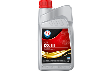 Масло для автомат. коробок передач полусинтетическое 1 л, ATF DX III (707872) 77 Lubricants
