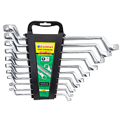 Ключи накидные отогнутые, 10 пр. 6-27 мм (E-2407P-N10) Stab