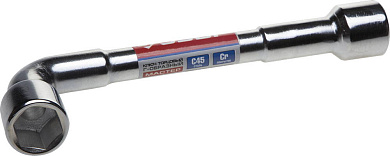 Ключ торцовый "МАСТЕР" двухсторонний L-образный, проходной, 22мм (27185-22) ЗУБР