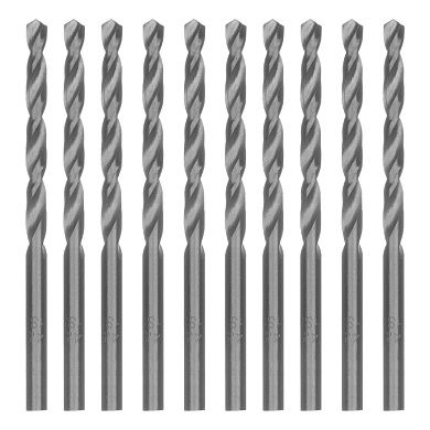 Сверло по металлу 4,5 мм, полированное, HSS, 10 шт. (71545) MATRIX