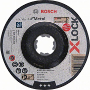 Круг обдирочный 125х6х22 мм X-LOCK для металла Standard for Metal (2 608 619 366) BOSCH