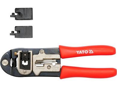 Пресс-клещи для обжима и зачистки кабеля (RJ45, RJ11, RJ12, RJ22)(YT-2244) YATO