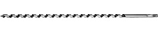 Сверло по дереву, спираль Левиса, HEX хвостовик, 29465-450-10, d=10х450мм (29465-450-10) URAGAN