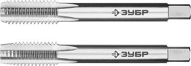 Метчик м/р М10х1.5, скв. и глух. отв., Р6М5, 2шт. "ПРОФЕССИОНАЛ" (4-28007-10-1.5-H2_z01) ЗУБР